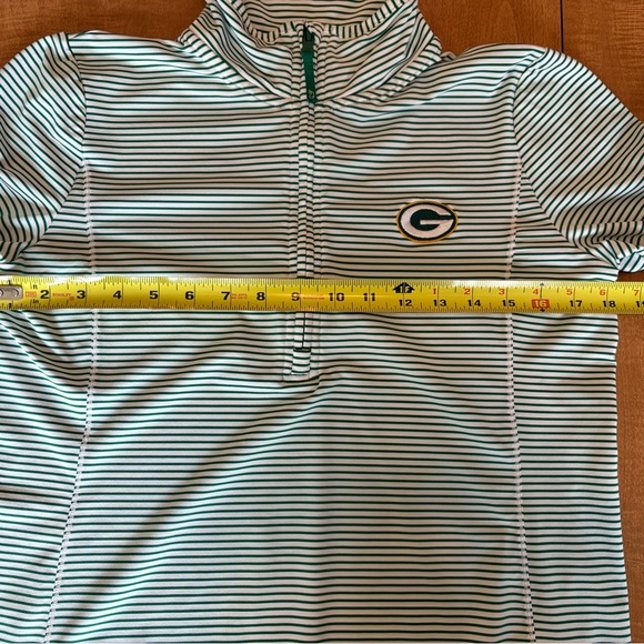 Vinyard Vines Sankaty Green Bay Packers Quarter-Zip Pullover - Picture 8 of 9